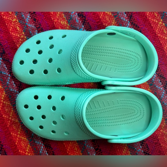 Crocs Classic Clog-Mint blue (Women 10, Men 8) - Picture 5 of 7